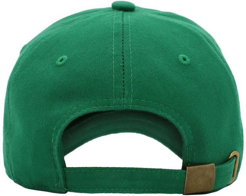 KB-LOW KGN Classic Cotton Dad Hat Adjustable Plain Cap. Polo Style Low Profile (Unstructured) (Classic) Kelly Green Adjustable
