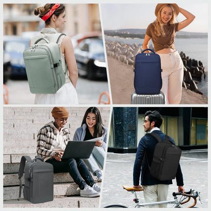Lossga for Ryanair Cabin Bags 40x20x25 Underseat Carry-ons Travel Backpack with Anti Theft Bag 20L Flight Bag with USB Charging Port