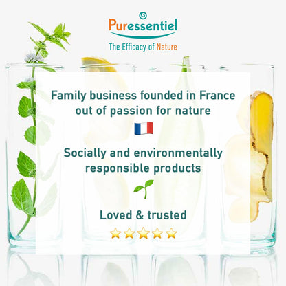 Puressentiel Purifying Air Spray 200 ml – 100% Natural Room Spray – Air Purifier – Air Freshener – Odour Eliminator – Organic Essential Oils – For Your Home, Car & Office – Lasts Over 6 Months