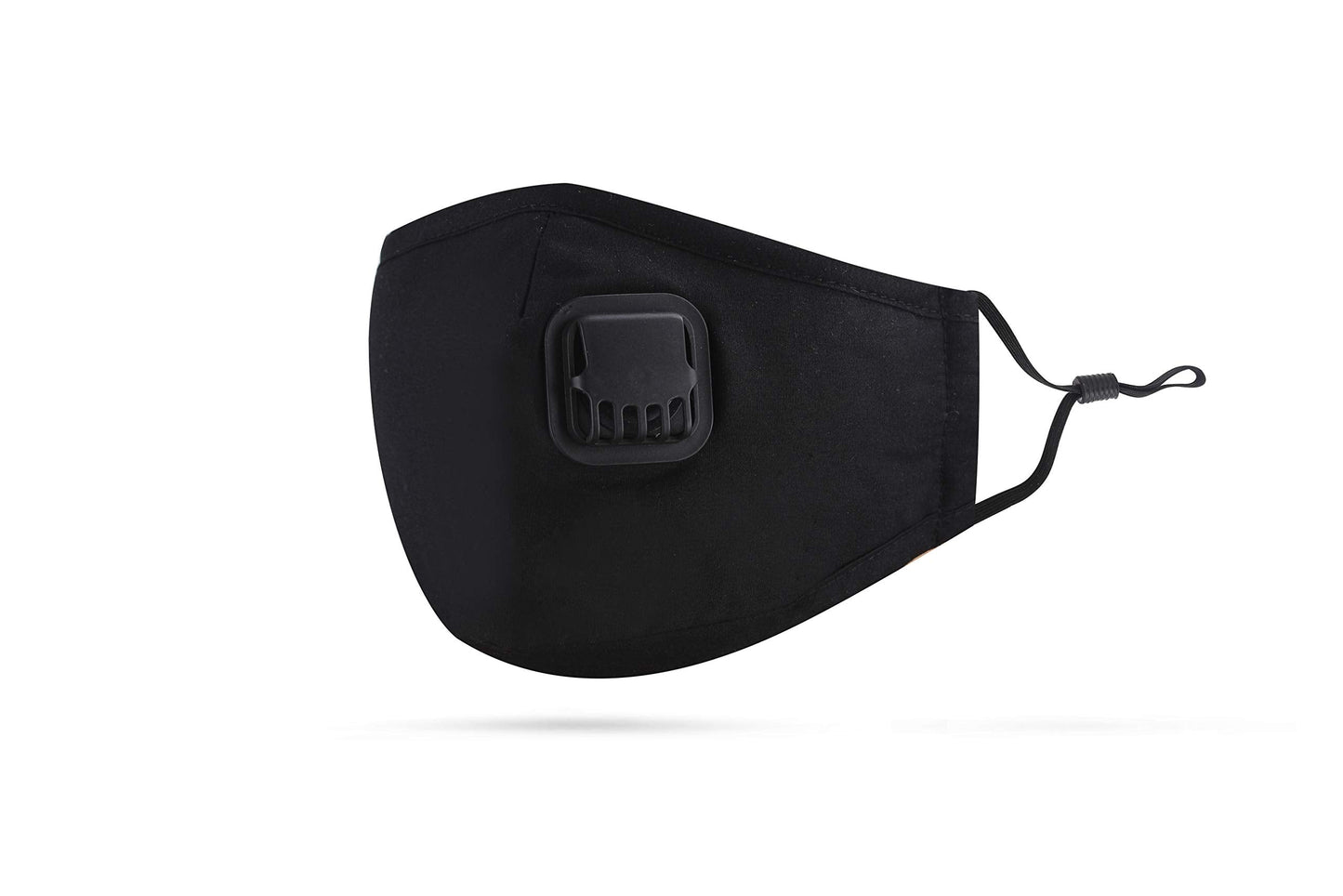 DualVertex Face Mask - Breathable With Filter, Cotton, Washable & Reusable - Adjustable Ear Straps, Nose Wire, Valve and Replaceable Filters