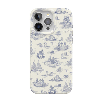 Casely iPhone 15 Pro Max Case | Nantucket Cottage | Blue Hydrangea | Compatible with MagSafe | Classic Ultra Slim Design