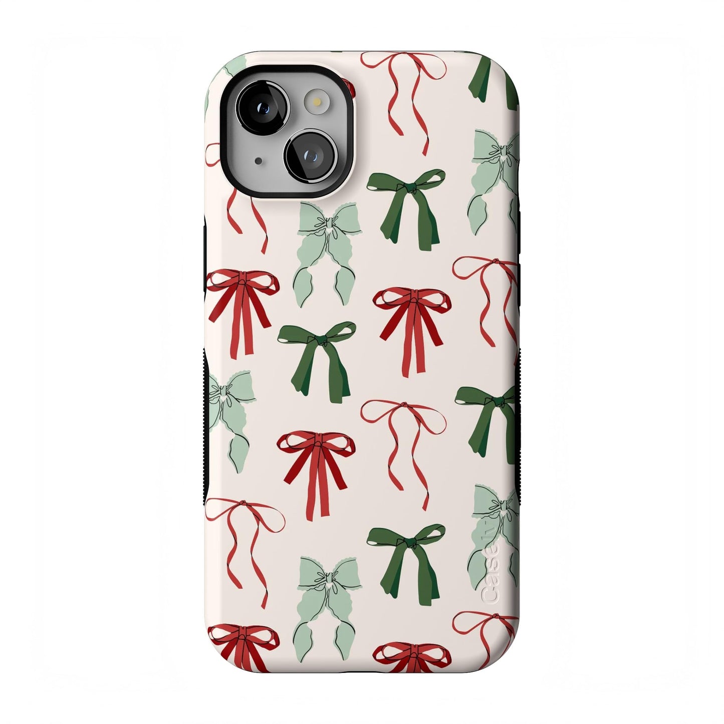 Casely iPhone 17 Pro Max Case | On The Dot | Maroon Polka Dot | Compatible with MagSafe | Bold Protective Design