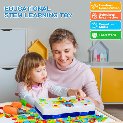 SHAWE 3D Take Apart Toy for 3 4 5 6 Years Old Boys Girls Gifts – Creative Construction Toys Kit – Puzzles Assembly DIY Play Set with Storage Box