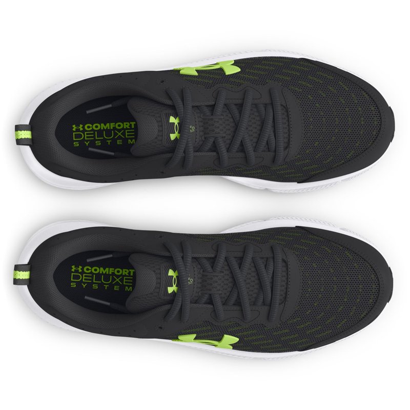 Under Armour Mens Charged Assert 10 Anthracite/Anthracite/Morph Green 7.5 Medium