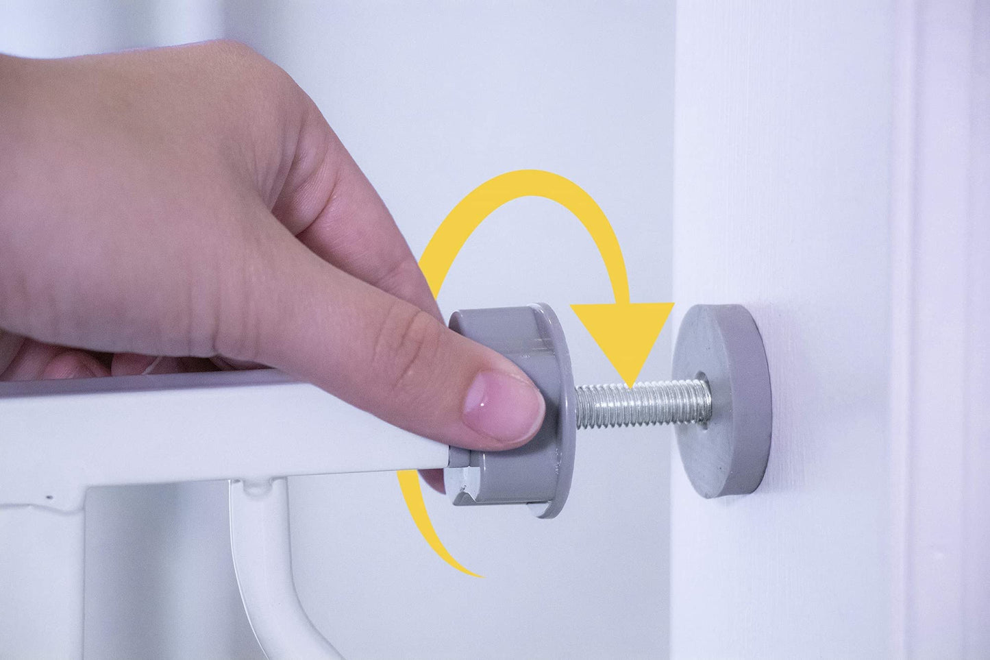 Regalo Easy Step Walk Thru Baby Safety Gate Pressure Mount with Included Extension Kit (15 cm)