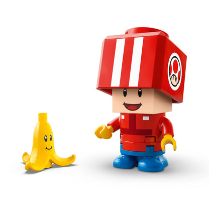 LEGO Super Mario: Mario Kart – Standard Kart, Car Toy Set for Kids, Includes a Toad Character Figure for Independent Play, Creative Birthday Gift for 7 Plus Year Old Boys, Girls and Gamers 72032
