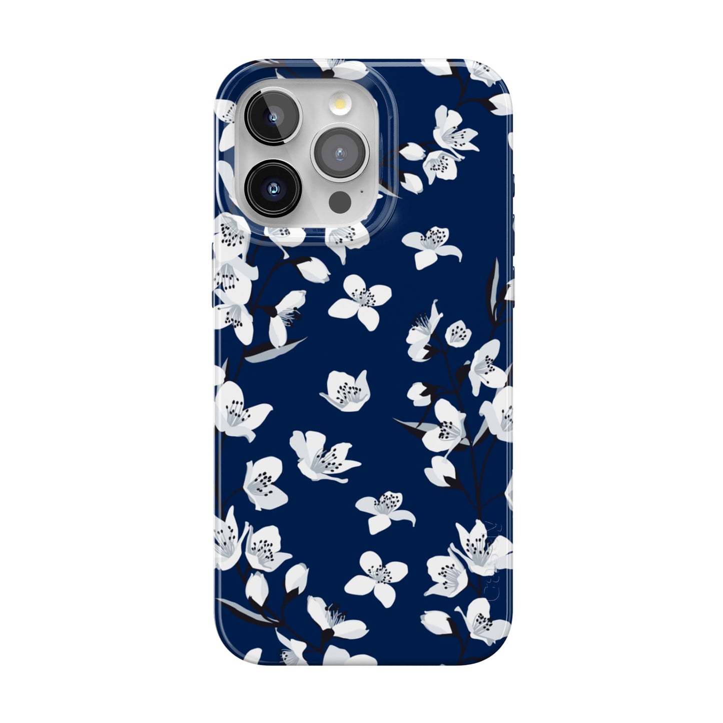 Casely iPhone 15 Pro Max Case | Nantucket Cottage | Blue Hydrangea | Compatible with MagSafe | Classic Ultra Slim Design