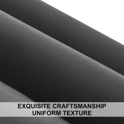 PU Fabric Material 1 Yard 54" x 36" Faux Synthetic Leather Sheets 1.2mm Thick Perfect for Upholstery, DIY Crafts, Hat Making, Hair Crafts Making, Sewing (Black)