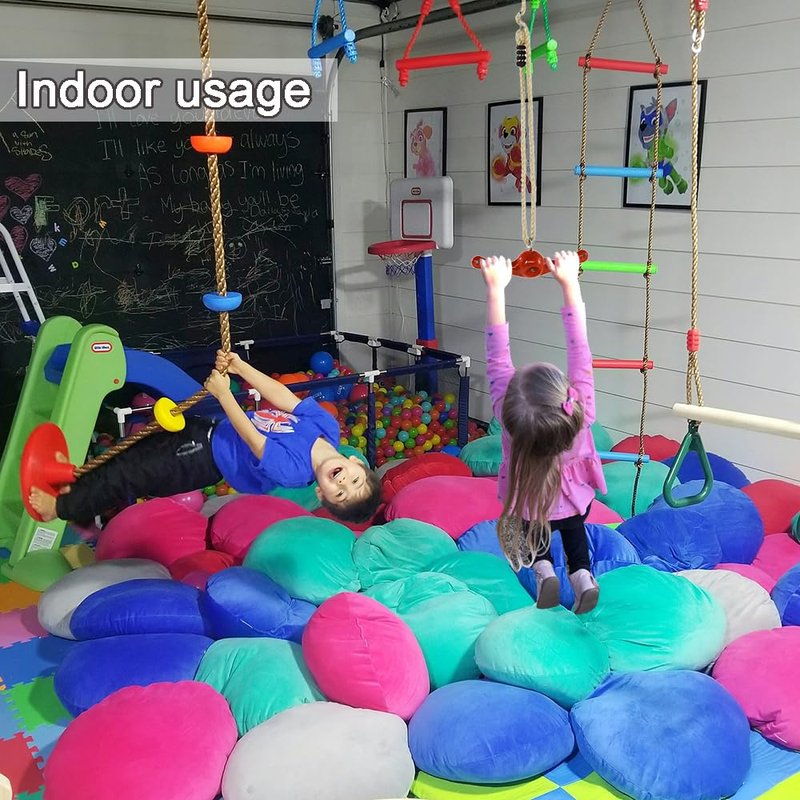 AMYESE Swing Spins - 360° Spinner Swing for Boys Girls Indoor Outdoor Twister Activity, Flip Toy for Teens Exercise, Build Kids Body Strength, Basement Playground Backyard Fun Accessory, Green