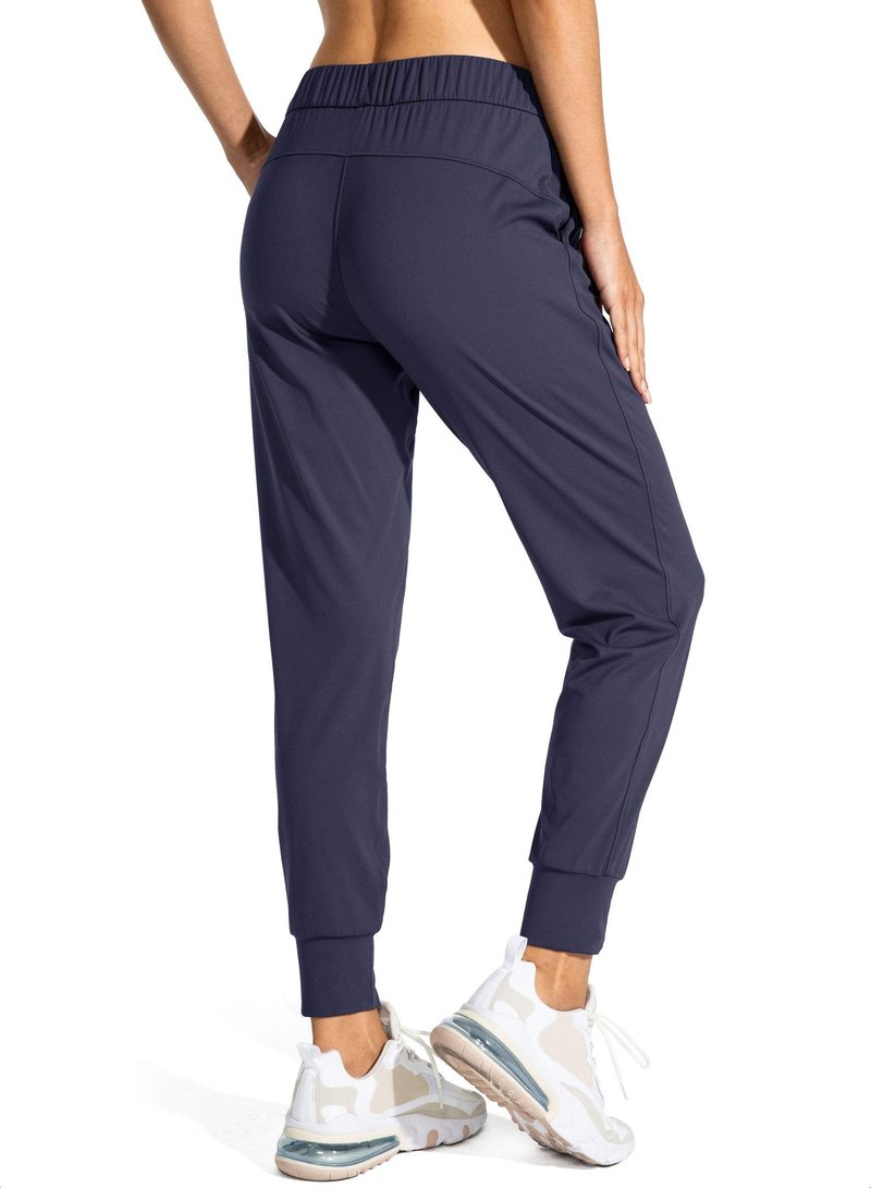 SANTINY Women's Joggers Pants Pockets Drawstring Running Sweatpants for Women Lounge Workout Jogging(Navy_XXL)