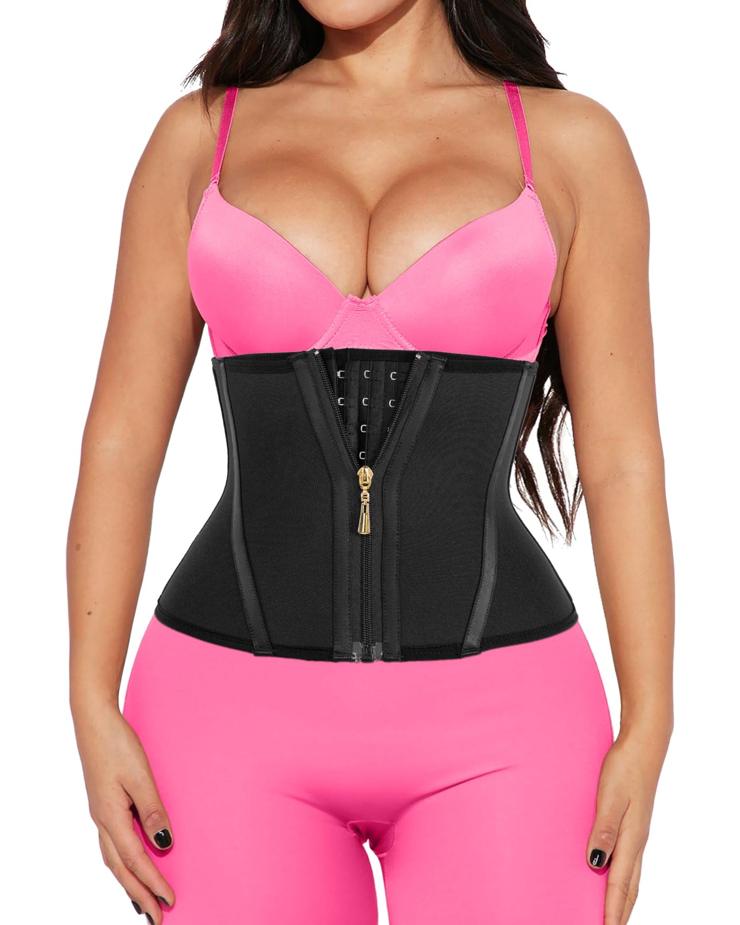 Waist Trainer With 9 Steel Bone Adjustable Underbust Shapewear 9 Inches
