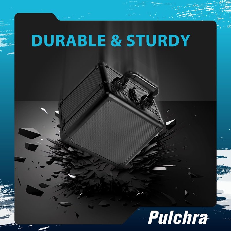 Pulchra Graded Card Storage Box, Top Loaders Case, Sports Trading Box, Slab PSA MTG CSG SGC Magnetic Holder, Waterproof Carrying Case, Collector Storage Boxes