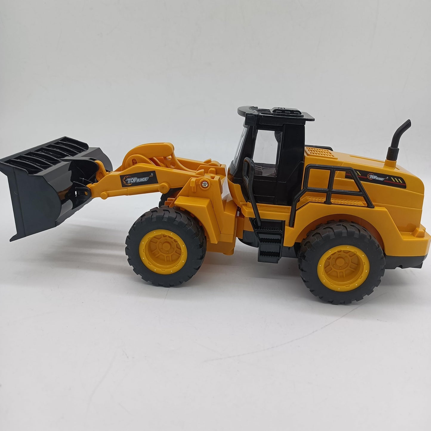 Top Race Remote Control Front Loader - Fully Functional 5-Channel RC Construction Toy Excavator Truck for Kids Ages 5 and Up TR-113S