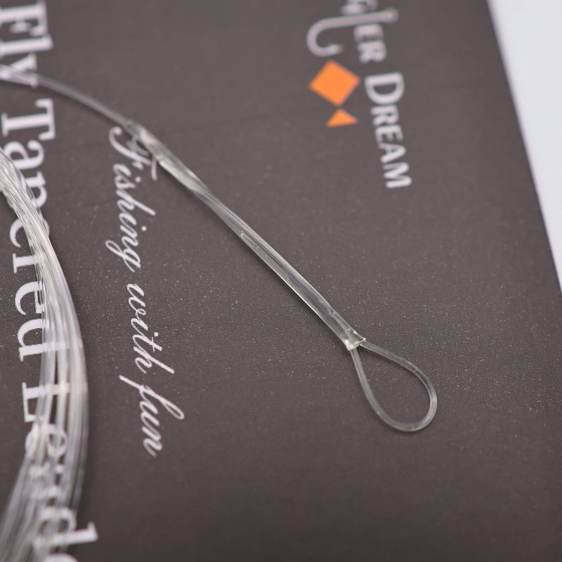 ANGLER DREAM 8 Pack Welded Tapered Leader Fly Fishing Leader with Loop 9ft 0/1/2/3/4/5/6/7X Nylon Fly Leader …