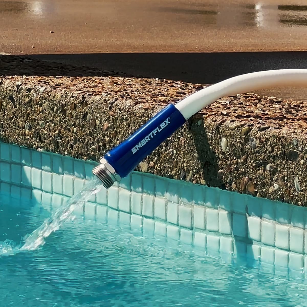 SmartFlex RV/Marine Water Hose, 5/8 in. x 50 ft., Hybrid, White - HSFRV550