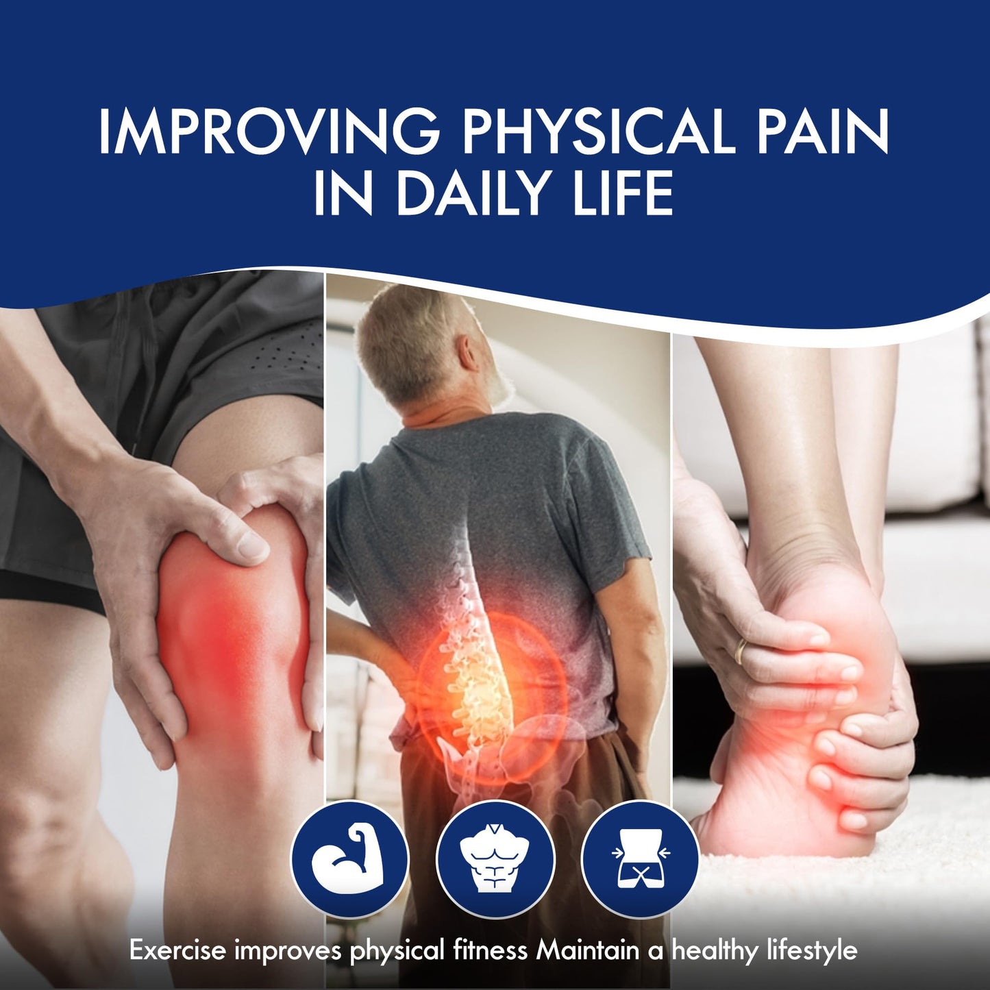 IRoller 2 in 1 Foam Roller, Textured Deep Massage Roller with Smooth Style Roller