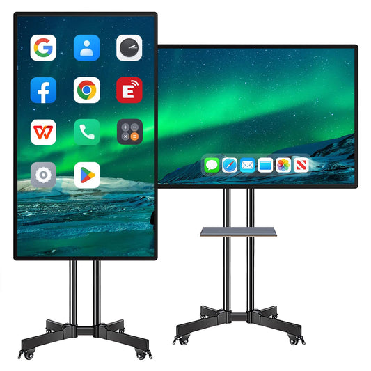 JYXCN Smart Board, 49" Digital Whiteboard with 8-Core CPU, Electronic Smartboard for Classroom Office Home, Screen Mirroring from Android 12 and iOS for Live Streaming (Board Only)