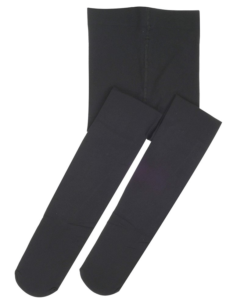 DIPUG Girls Black Tights Toddler Dance Footed Kids Ballet School Uniform Opaque Stockings 5t 6 7 8