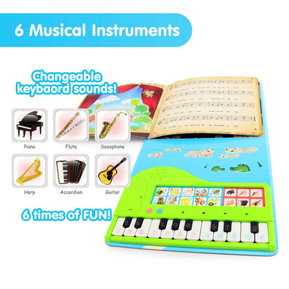 BEST LEARNING My First Piano Book - Educational Musical Toy for Toddlers Kids Ages 3-5 Years - Ideal 3, 4 Year Old Boy or Girl Birthday Present
