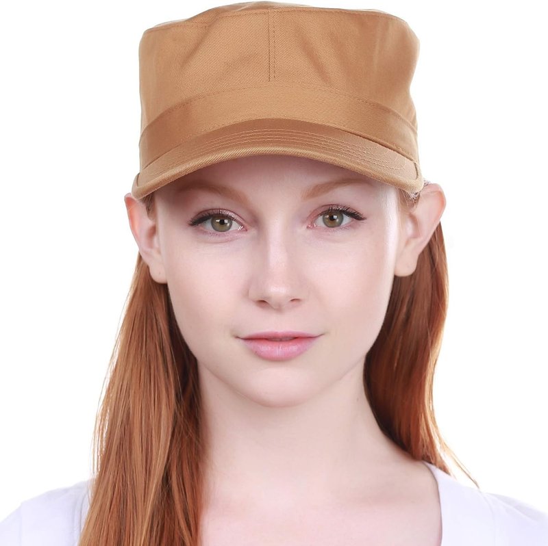 Cadet Army Cap - Everyday Military Style Hat with STASH Pocket | Versatile Unisex Design