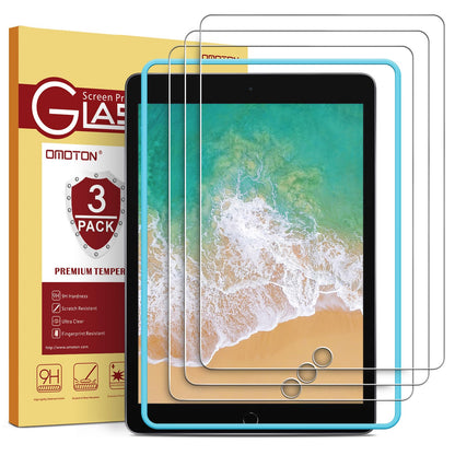 OMOTON Screen Protector for iPad Air 5th 4th Generation (Air 5/4, 10.9 Inch, 2022/2020) iPad Pro 11 Inch (2022/2021/2020/2019) Tablet - Tempered Glass, Case Friendly, Apple Pencil Compatible, 2 Pack