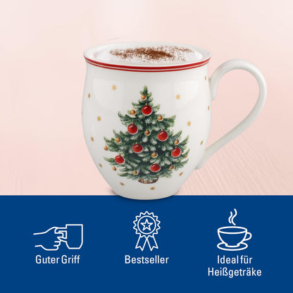 Villeroy & Boch Delight 2-Piece Mug Set, X Mas Tree
