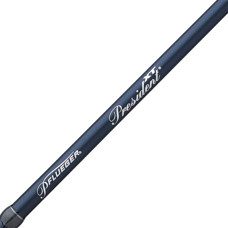 Pflueger 7' President XT Spinning Rod, Medium Light Power, 2-Piece Graphite Rod, Light and Sensitive Fishing Rod Ideal for Bass, Walleye, Panfish, Trout and Steelhead