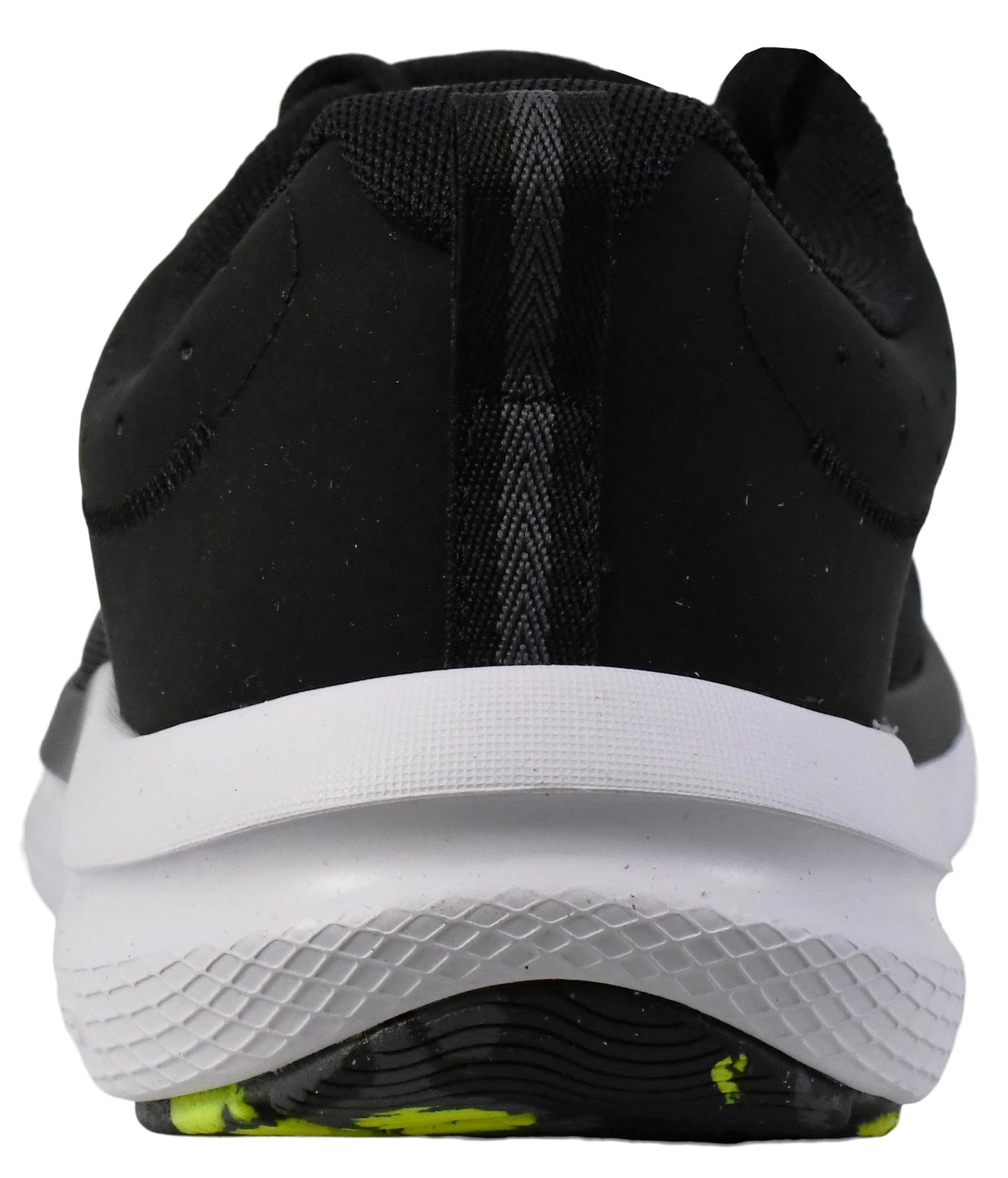 Under Armour Men's Charged Assert 10, (004) Black/Black/High Vis Yellow, 7, US