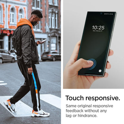 Spigen NeoFlex Screen Protector Designed for Galaxy S23 Ultra (2023) [2 Pack] - Case Friendly