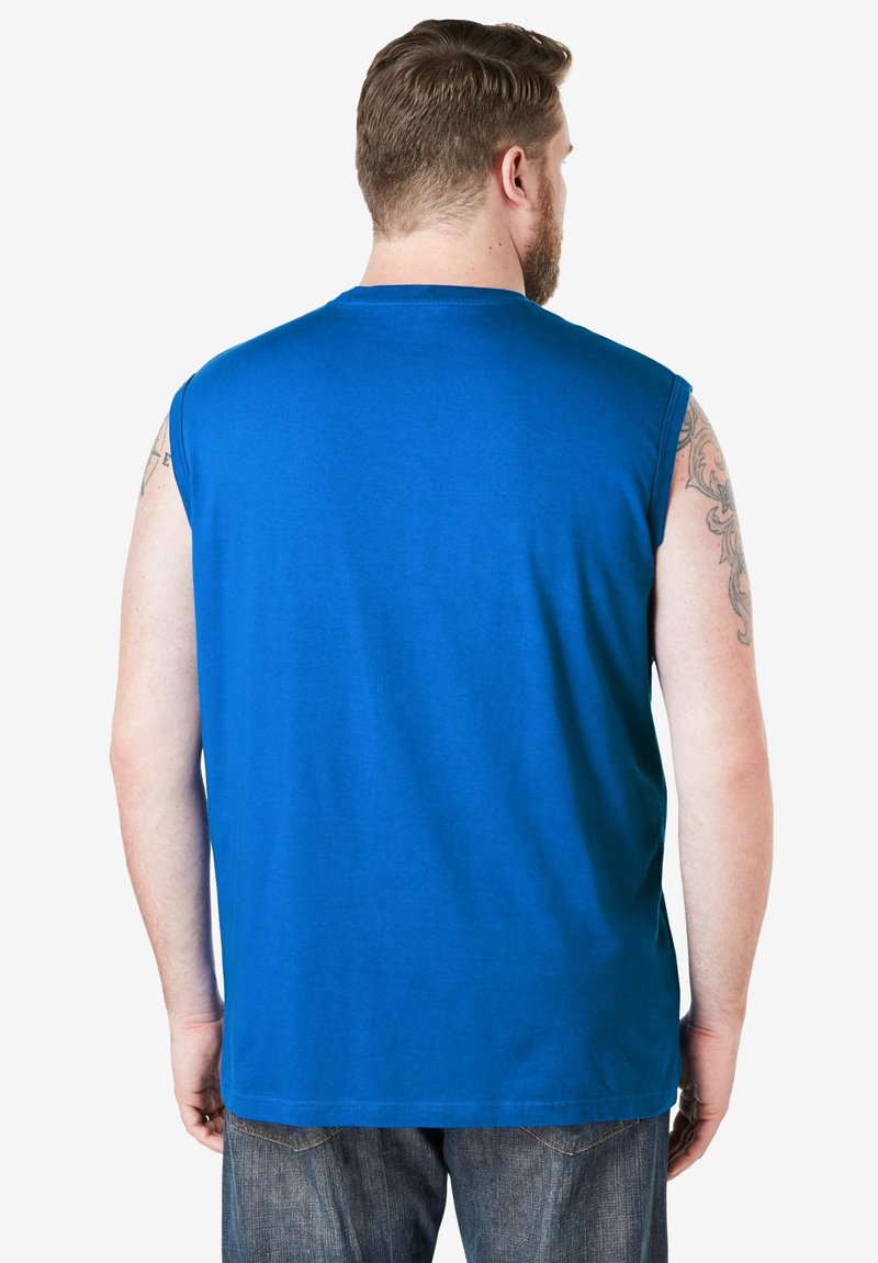 KingSize Men's Big & Tall Shrink-Less Lightweight Muscle T-Shirt - 2XL, Royal Blue