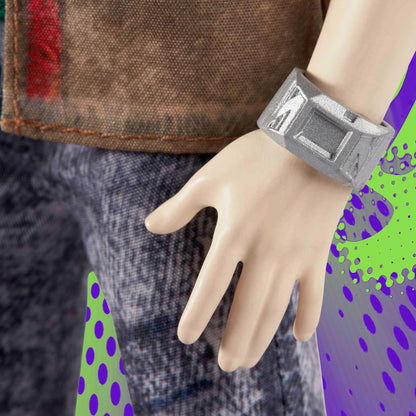 Mattel Disney Zombies 2 Toys, Zed Necrodopolis Zombie Fashion Doll Wearing Grunge Outfit & Accessories, 11 Bendable “Joints”