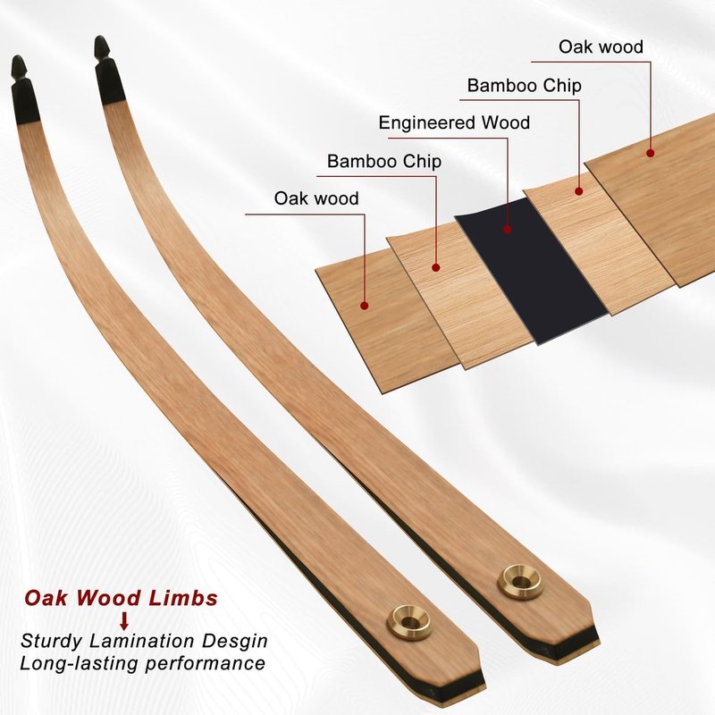 PMZ Flame Z8 Takedown Recurve Bow - 60" Right-Handed Ergonomic Design for Adults | Ideal for Beginners & Advanced Archers (20-60 lbs)