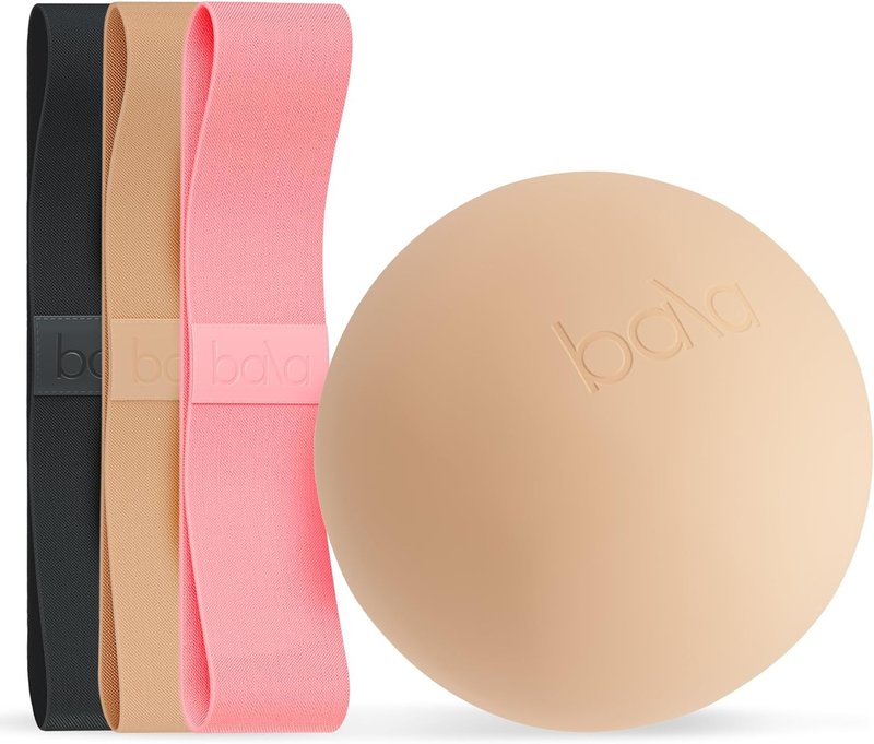 Bala Bands & Bala Balls Home Workout Equipment Bundle - Blush | Fitness Essentials for Effective Workouts
