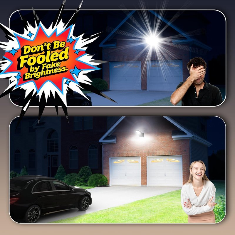 illumishin Solar Outdoor Motion Sensor Wall Light, LED Dimmable Modern Exterior Light Fixture, Rotatable with 3 Lighting Modes, Aluminum, IP65 Waterproof for Porch, Patio, Garden, Garage, Front
