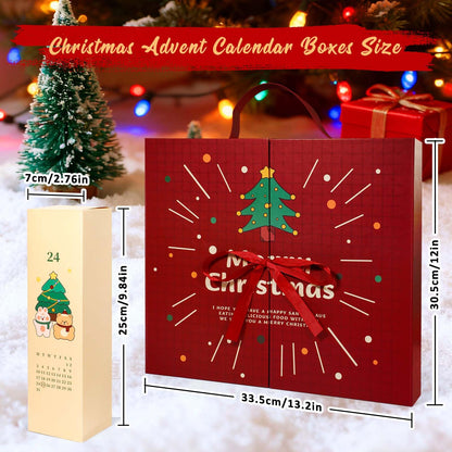 STRN Christmas Countdown Gift Box - 24 Days of Holiday Joy | Scented Wax Cubes, Scented Candle, Fragrance Sachets & More | Home Holiday Decor, Advent Calendar for Adults, Christmas Gifts