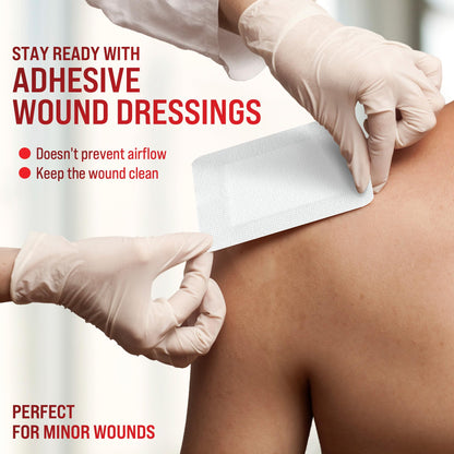 Emergency Wound Closure Strips - 24pk - 3 Types Easy to Use Butterfly Bandages - Stitchless & Painless Laceration Closure Kit