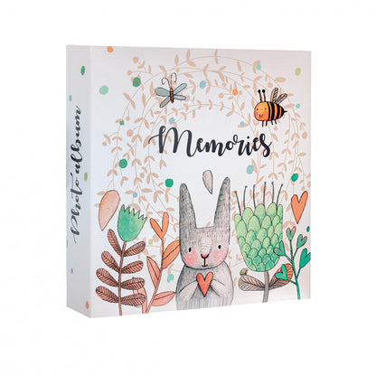 Grupo Erik 6x4 Photo Album - Cute Rabbit | 10x15 cm, 200 Pockets Photo Albums 6x4, Memory Book | Rabbit Gifts Under 15 Pounds, Cute Gifts For Women & For Men