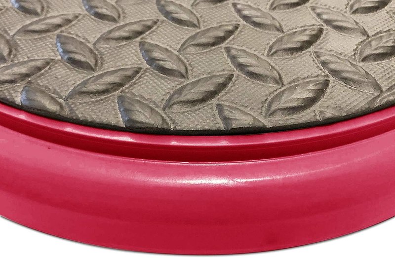 Padded Bucket Lid - Diamond Pad with Red Frame & Black Cushion | Durable Design for Easy Use