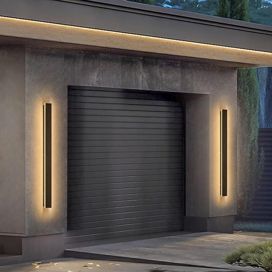 59 Inch Outdoor Wall Lights Long Outdoor Wall Sconce LED Linear Wall Light 3000K Modern Wall Mount Exterior Light Fixtures for House Garage Porch