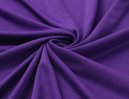 55" Stand Collar Reversible Cloak Masquerade Cape Costume, Black and Purple (55"/140cm, Black and Purple)