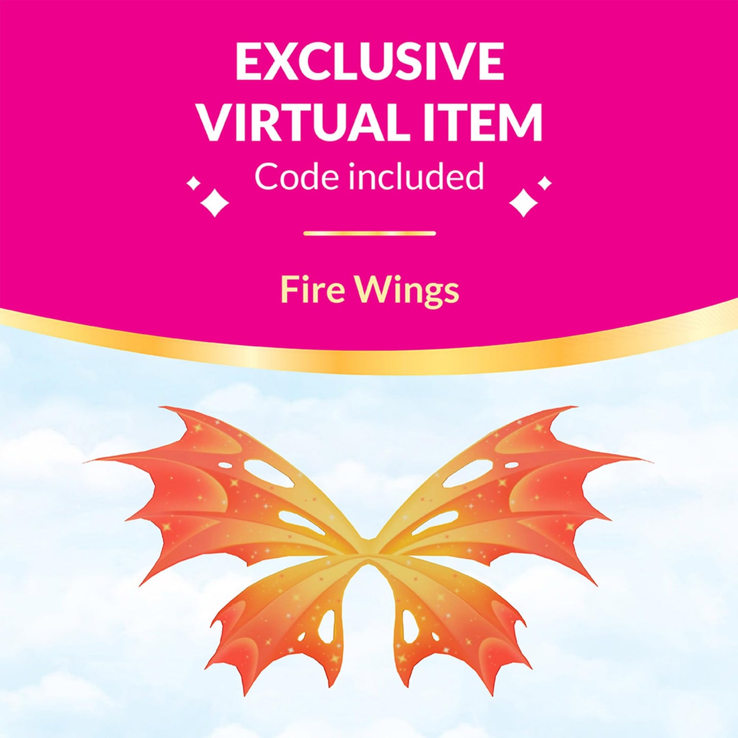 Royale High 3 Inch Fire Fairy Fashion Doll - 1 Figure with 9 Fashion Accessories - Virtual Item Code Included - Series 1 - Ages 5+