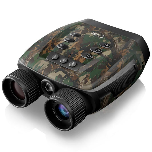 VisioGear Night Vision Binoculars - Night Thunder X3 4K Night Vision Goggles for Adults, AI Color Mode, 2000ft Range, 5000mAh Battery, 32GB Card for Camping & Hunting, Camouflage