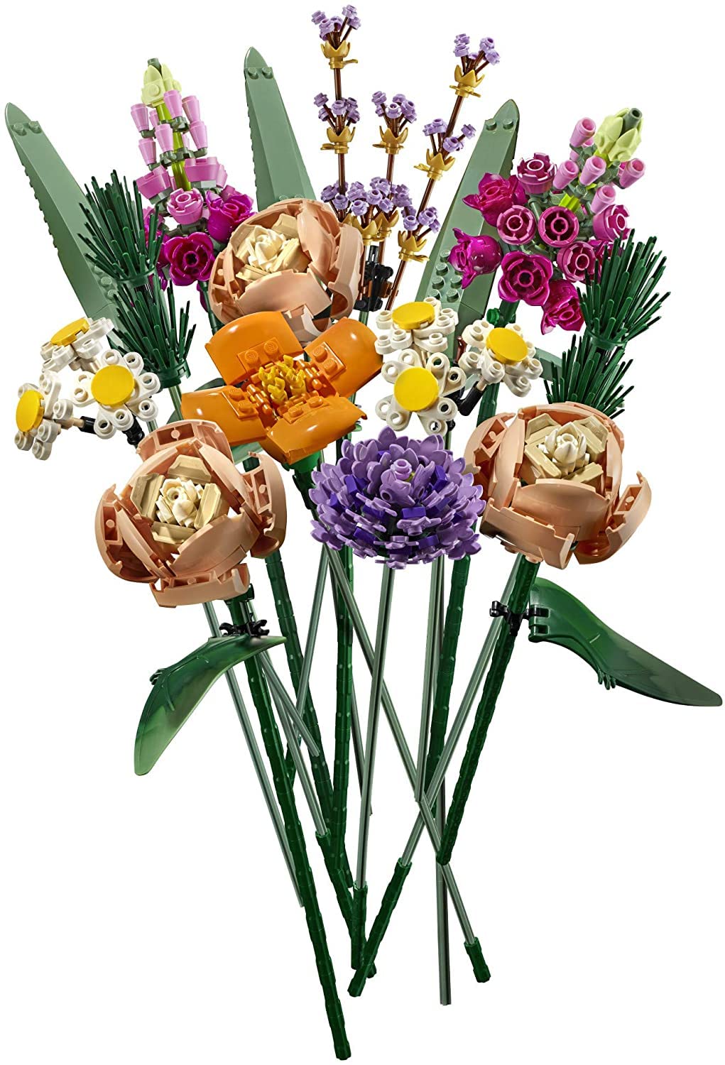 LEGO Botanicals Flower Bouquet Building Set - Artificial Flowers for Decoration for Home and Display, Ages 18+ - Small Fake Flowers for Table, Desk, Office - Gift for Birthdays - 10280