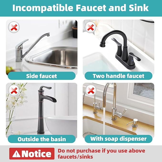 PoYang 2 Pack Faucet Mat for Kitchen Sink Splash Guard Long: Super Absorbent