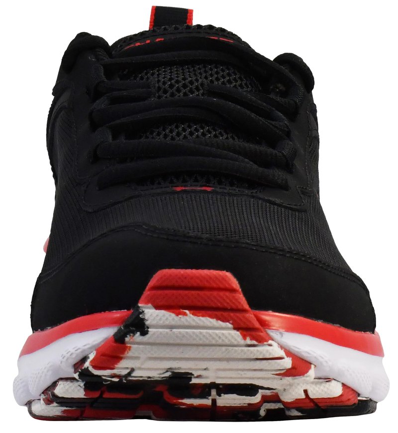 Under Armour Mens Charged Assert 9 Marble Running Shoe, Black(001 Red, 11.5 US