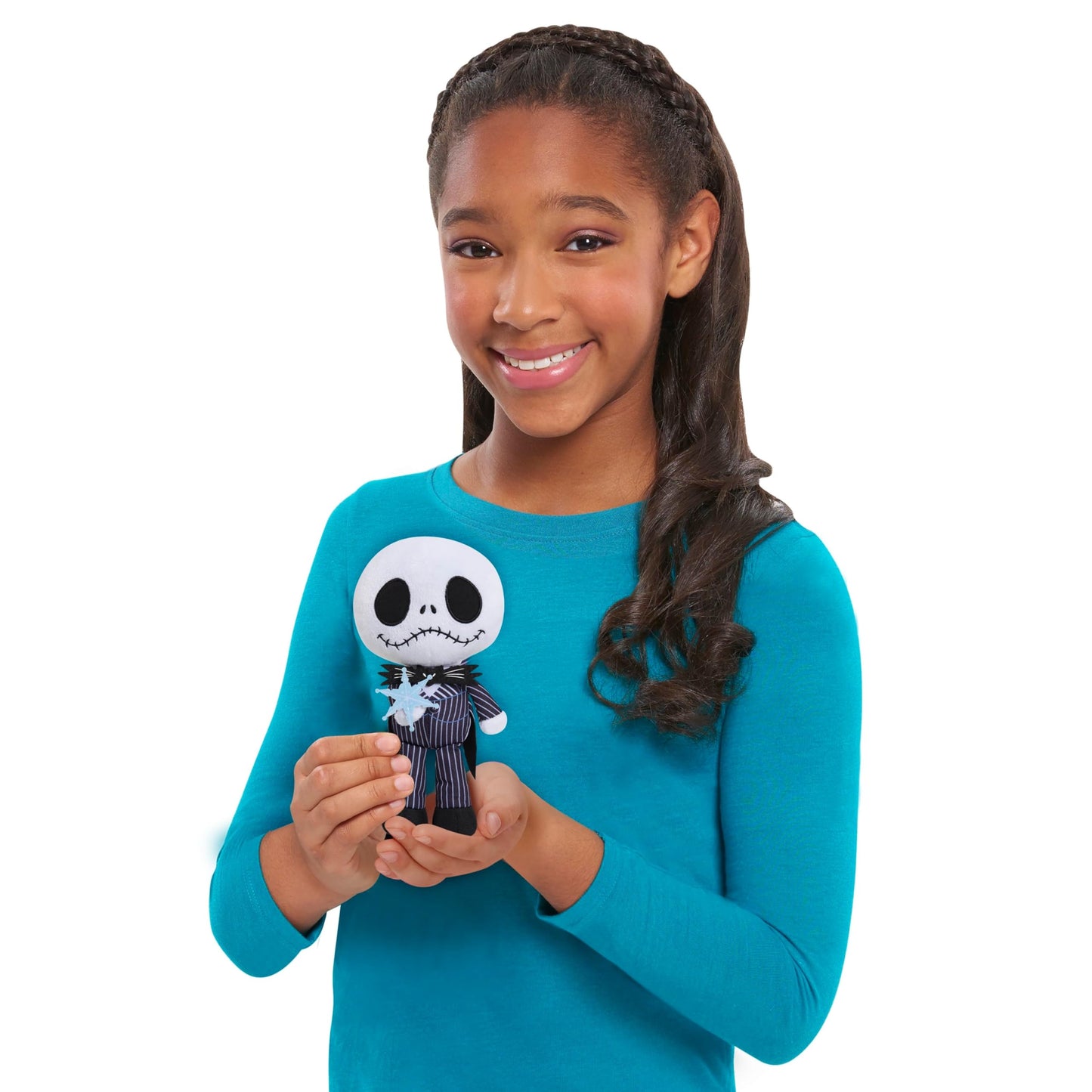 Disney Tim Burton’s Nightmare Before Christmas Small Plushie 3-Piece Set, Felt and Embroidered Details, Holiday Stocking Stuffers, Gifts, Presents, Kids Toys for Ages 3 Up by Just Play