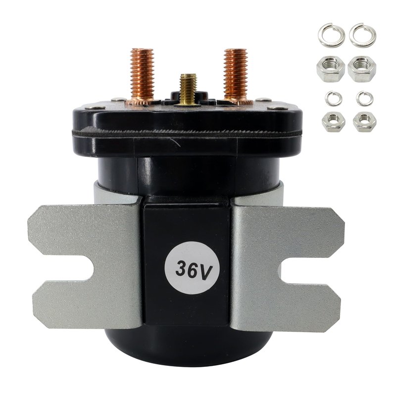 OXCANO 36V Starter Solenoid 4 Terminal Compatible with 1989 1990 1991 1992 - UP EZGO Club Car DS Columbia Yamaha Electric G4 G8 G9 G11 G16 Golf Cart Replace# 20468G1 1016072 71458-87 JF3-H1950-00