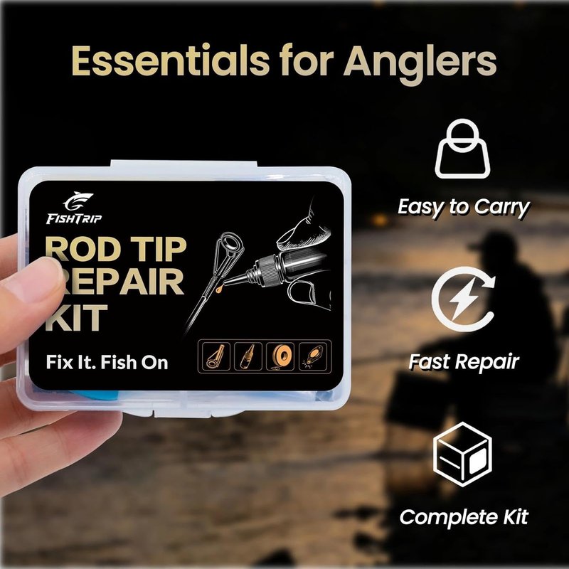 Fishing Rod Tip Repair Kit - Stainless Steel & Ceramic Guides | 20/60/70/90/230pcs Replacement Eyelets