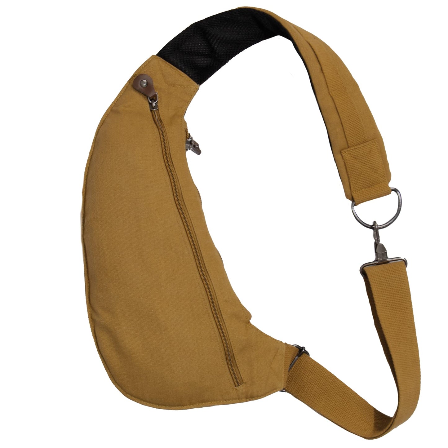 Rothco Vintage Canvas Crossbody Sling Bag – Compact Travel Shoulder Backpack 2L Storage