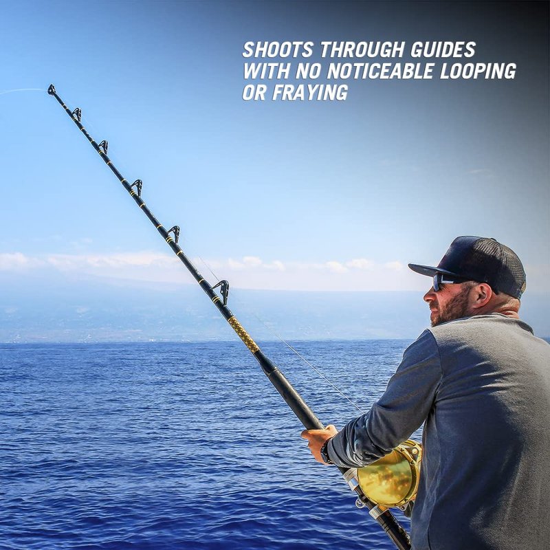 HERCULES Super Tough Braided Fishing Line 8 pounds Test Hi-Vis Yellow 8LB (500 Yards) - 4 Strands